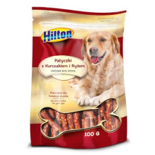 HILTON Chicken and rice sticks - dog treat - 100g