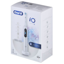 Braun Oral-B iO8N Baltas elektrinis dantų šepetėlis