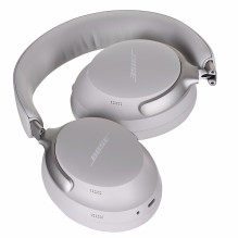 „Bose QuietComfort Ultra“ ausinės laidinės ir belaidės Muzika su galvos juostele / Kasdienis „Bluetooth“ baltas