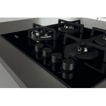 Whirlpool AKT 627 / NB1 Black Built-in 59 cm Gas 4 zone(s)