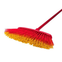 Broom VILEDA 2in1 Garden Outdoor (red / yellow)