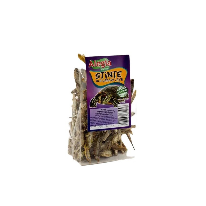 ALEGIA Stinte - treat for fish and reptiles - 60g