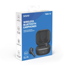 SAVIO belaidės BLUETOOTH 5.3 TWS-12 ausinės