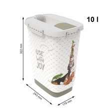 ROTHO Cody White - food container - 10l