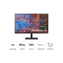 Samsung LS32B800PXU computer monitor 81.3 cm (32&quot;) 3840 x 2160 pixels 4K Ultra HD LCD Black