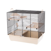 INTER-ZOO Pinky 3 Zinc Beige - cage for a hamster