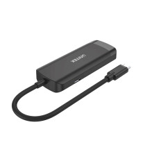 Unitek H1110B aktyvusis šakotuvas USB-C, 3 X USB-A 3.1, HDMI 4K30HZ