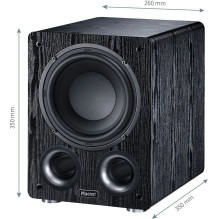 Magnat Alpha RS8 Active subwoofer 80 W Black