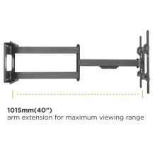 Techly ICA-PLB 490 TV mount 2.03 m (80&quot;) Black