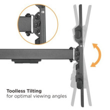 Techly ICA-PLB 490 televizoriaus laikiklis 2,03 m (80&quot;) Juodas