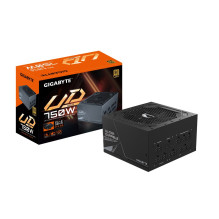 GIGABYTE UD750GM PG5 maitinimo blokas 750 W 20+4 kontaktų ATX ATX Black