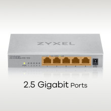 Zyxel MG-105 Unmanaged 2.5G Ethernet (100 / 1000 / 2500) Steel