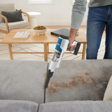 Shark BU1120EU handheld vacuum Blue, White Bagless