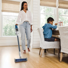 Shark BU1120EU handheld vacuum Blue, White Bagless