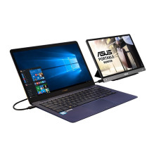 ASUS MB14AC kompiuterio monitorius 35,6 cm (14 colių) 1920 x 1080 pikselių Full HD pilka