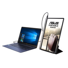 ASUS MB14AC kompiuterio monitorius 35,6 cm (14 colių) 1920 x 1080 pikselių Full HD pilka