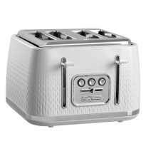 Morphy Richards Verve white 4 slice toaster