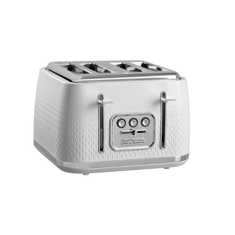 Morphy Richards Verve white 4 slice toaster