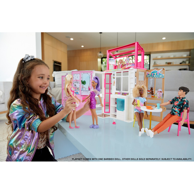 Barbie Vacation House Doll and Playset