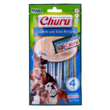 INABA Churu Chicken with tuna - dog treat - 4x14 g