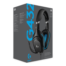 „Logitech G G432 7.1“ erdvinio garso laidinės žaidimų ausinės