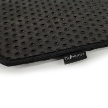 DIAMENTIQ Cat mat black rectangle - cat litter tray mat - 40 x 50cm