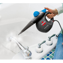 Bissell Steam Shot 2635J Portable steam cleaner 0.36 L 1050 W Blue, Titanium