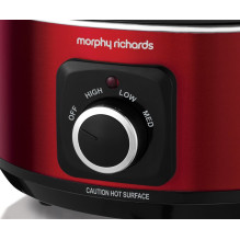 Morphy Richards 460014 lėta viryklė 3,5 L 163 W Juoda, Raudona