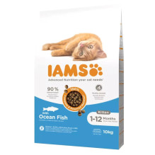 78 / 5 000 IAMS for Vitality Cat Kitten Ocean Fish - dry cat food - 10 kg