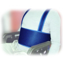 Secuback wheelchair stabiliser belt with abdominal attachment (type 2)