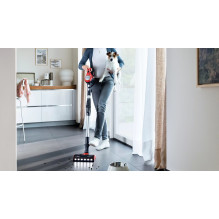 Bosch BCS711PET stick vacuum / electric broom Battery Dry Bagless 0.3 L Black, Red 3 Ah