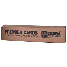 „Zebra Premier“ PVC kortelė, 30 mln. (5 pakuotės x 100)