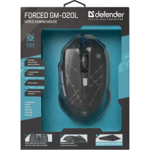 Defender Forced GM-020L mouse Gaming Ambidextrous USB Type-A Optical 3200 DPI