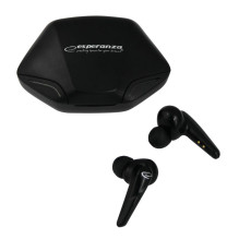 Esperanza EH231K Bluetooth In-Ear ausinės TWS Black