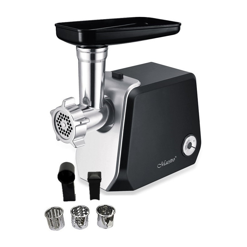 Feel-Maestro MR850 mincer 1500 W Black, Stainless steel