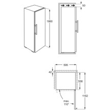 Šaldytuvas-šaldiklis ELECTROLUX LNT7ME36K2