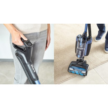 Shark ICZ300EUT stick vacuum / electric broom Upright vacuum Battery Dry HEPA Bagless 0.6 L 450 W Blue