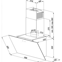 MAAN VERTIKALUS STIKLAS 60 JUODAS