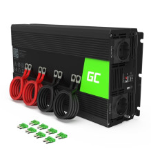 Green Cell INV15 power adapter / inverter Auto 3000 W Black