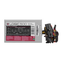 Logic 500 maitinimo blokas 500 W ATX Nerūdijantis plienas