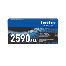 Brother TN-2590XXL dažų kasetė 1 vnt. Originali juoda