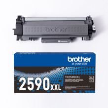 Brother TN-2590XXL dažų kasetė 1 vnt. Originali juoda