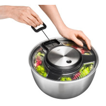 GEFU Speedwing salad spinner Stainless steel Button