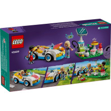 LEGO FRIENDS 42609 ELEKTRINIS AUTOMOBILIS IR Įkroviklis