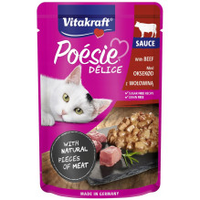 VITAKRAFT Poésie Delice Mėsos pasirinkimas - šlapias kačių maistas - 6 + 1 x 85g