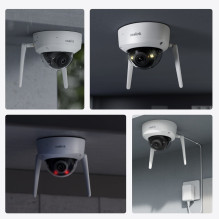 Reolink W437 - 4K Wi-Fi 6 Security Camera, IK10 Vandal-Proof, 5X Optical Zoom, 2.4 / 5 GHz Wi-Fi, Color Night Vision