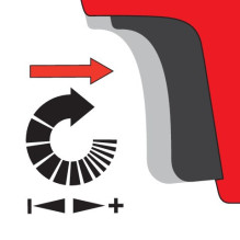 Yato YT-82071 elektrinis atsuktuvas / smūginis suktuvas 5500 RPM Juoda, Raudona