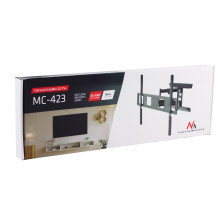 Maclean MC-423 TV Mount Full Motion Wall TV Bracket 43&quot;-100&quot; 80kg max VESA 800x600 Adjustable Tilting Rotating