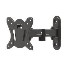 Maclean MC-416 TV Monitor Wall Mount 13&quot;-32&quot; 30kg Tilt Rotate max. VESA 100x100 Black Powder Coating LED OLED 