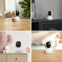 Reolink E Series E340 - 5MP Indoor Wi-Fi Camera, Pan &amp; Tilt, 3X Optical Zoom, Person / Pet Detection, Auto Tracking